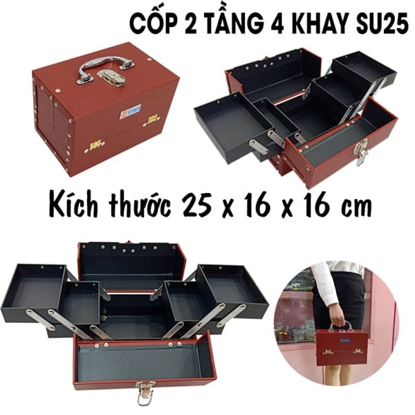 Cốp 2 Tầng 4 Khay Su25
