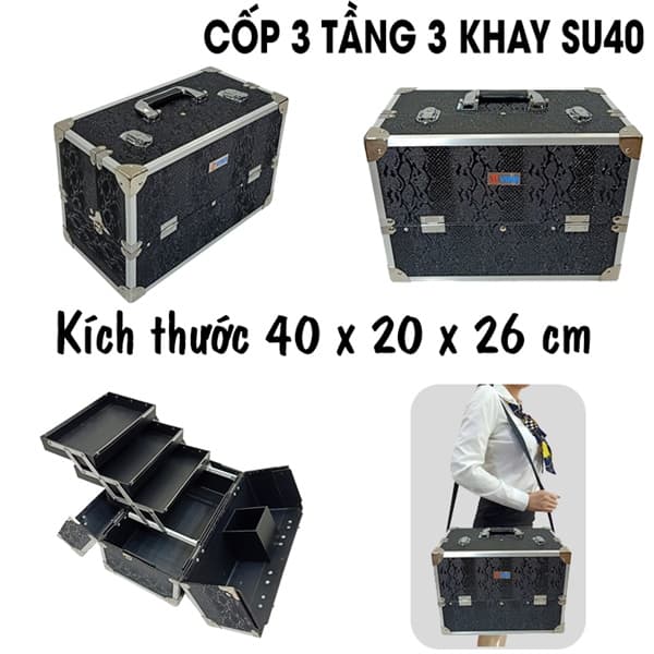 Cốp Chuyên Nghiệp Su40 3 Tầng